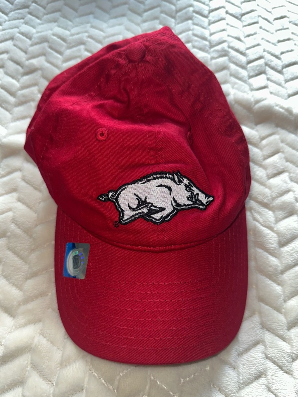 Signatures Arkansas Razorback Red Razorback Logo One Size Adjustable